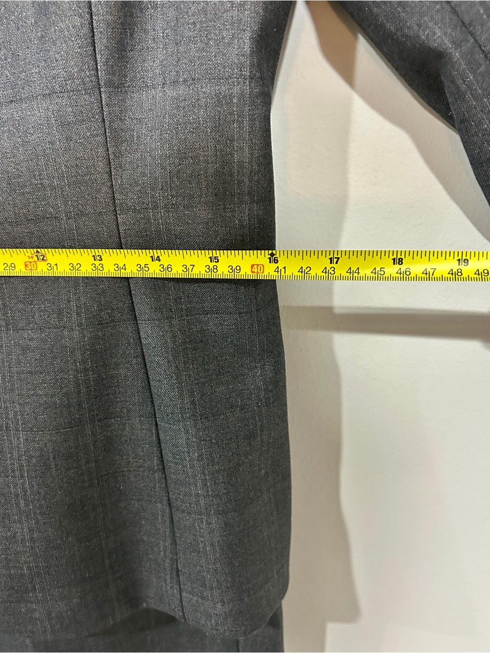 Calvin Klein Gray Plaid Women's Blazer - Picture 6 of 14